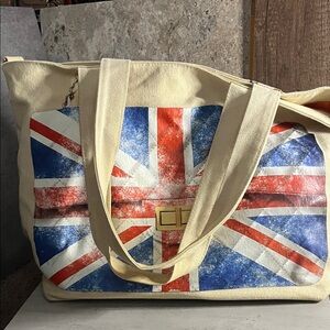 British Flag Canvas Tote Bag
